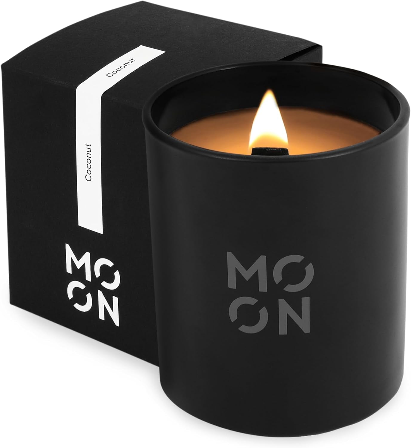 Scented Candles for Men & Women by | Wood Wick Candles That Crackle | Coconut Candle |Clean Non Toxic Candles |Luxury Candles |Coconut Jar Candles|