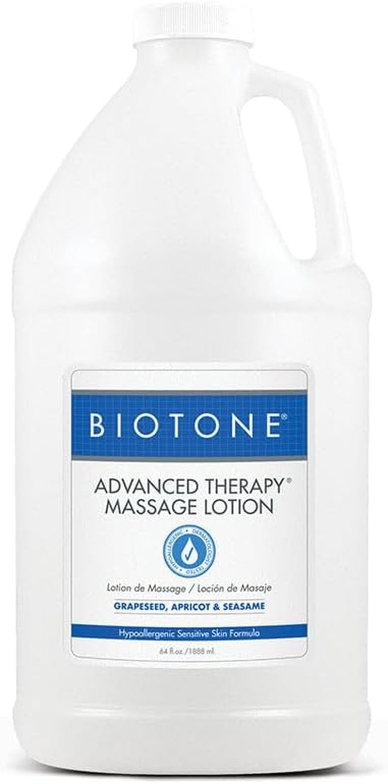 Advanced Therapy Massage Lotion, Hypoallergenic and Fragrance-Free, More Glide and Workability, Absorbs for a Non-Greasy Finish