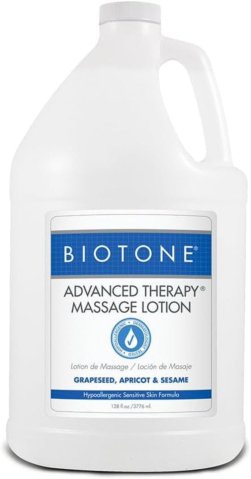 Advanced Therapy Massage Lotion, Hypoallergenic and Fragrance-Free, More Glide and Workability, Absorbs for a Non-Greasy Finish