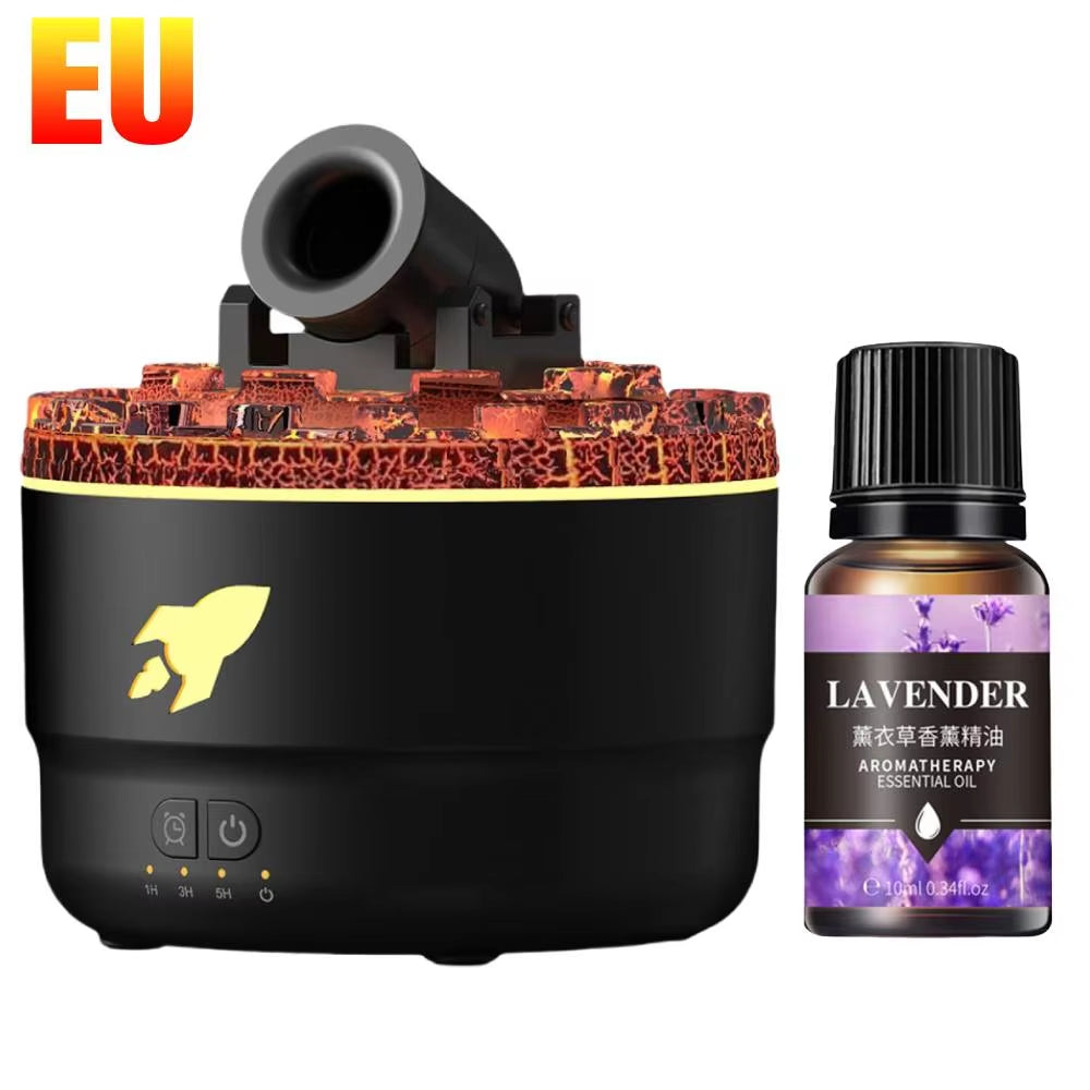 Volcanic Crack Light Cannon Blast Aroma Humidifier Cannons Humidifier Essential Oil Diffuser Aromatherapy Humidifier Diffuser