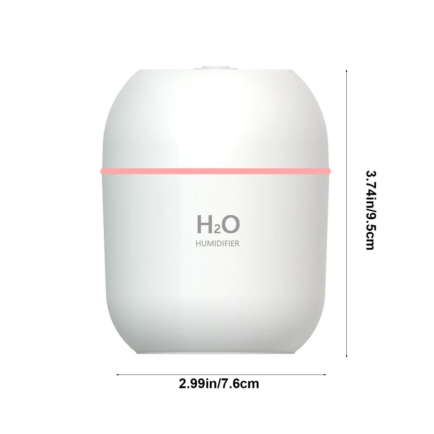 Clearance! Usb Rechargeable Humidifier Home Office Desk Humidifier Bedroom Hydration Meter Portable Humidifier