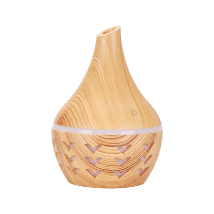 Wood Grain Essential Oil Diffuser Humidifier for Home Decor Indoor and Outdoor