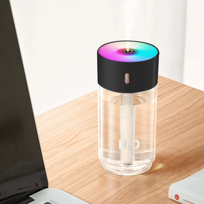 Cool Mist Humidifier Small Humidifier 280Ml Desktop Humidifier Quiet Operation Night Lighting Function Two Spray Modes Automatic Shutdown of Bedroom Room and Office