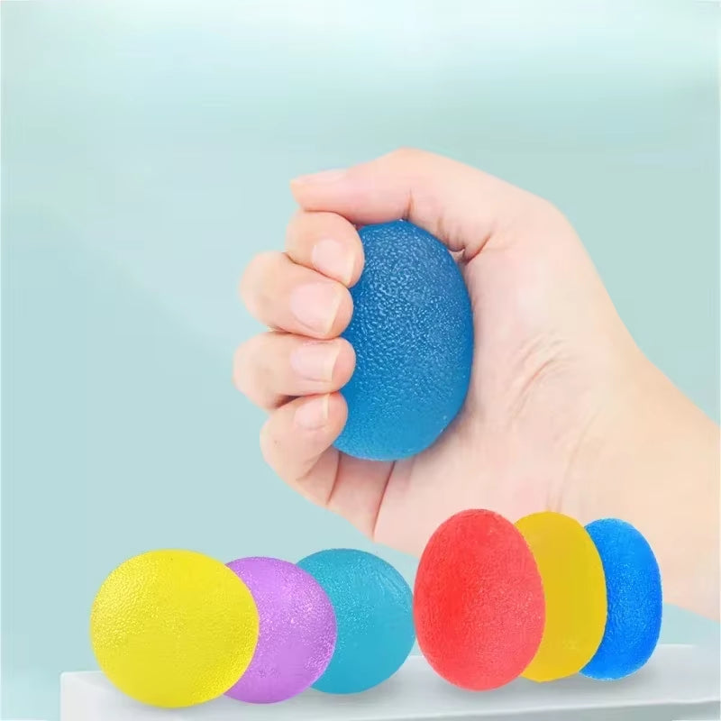 Grip Ball Silicone Massage Hand Acupoint Finger Exercise Equipment Release Pressure Blood Circulation Strength Training Healthy