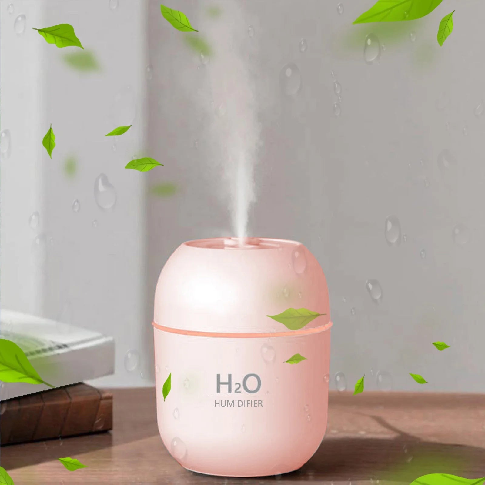 Humidifier,220Ml Portable Mini Humidifier USB Rechargeable,Battery Operated Wireless Personal Humidifier,For Bedroom,Office,Travel,Car,Plants